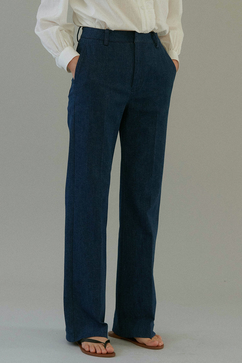 classic denim pants (classic blue)